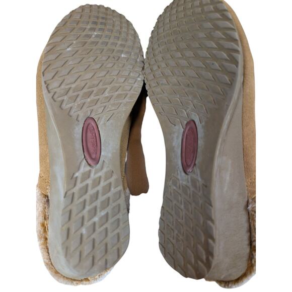 Baretraps Mules Slip-on Clogs Shearling Lined Suede Women's Size 8.5 Boho - Picture 9 of 9